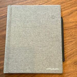 reMarkable 2 Tablet with Gray Cover and Pen